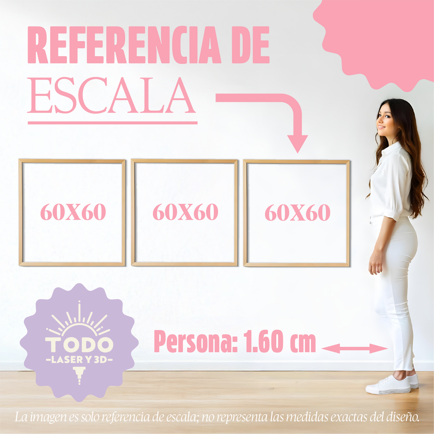 Conejitos en las nubes - Cuadros trípticos modernos