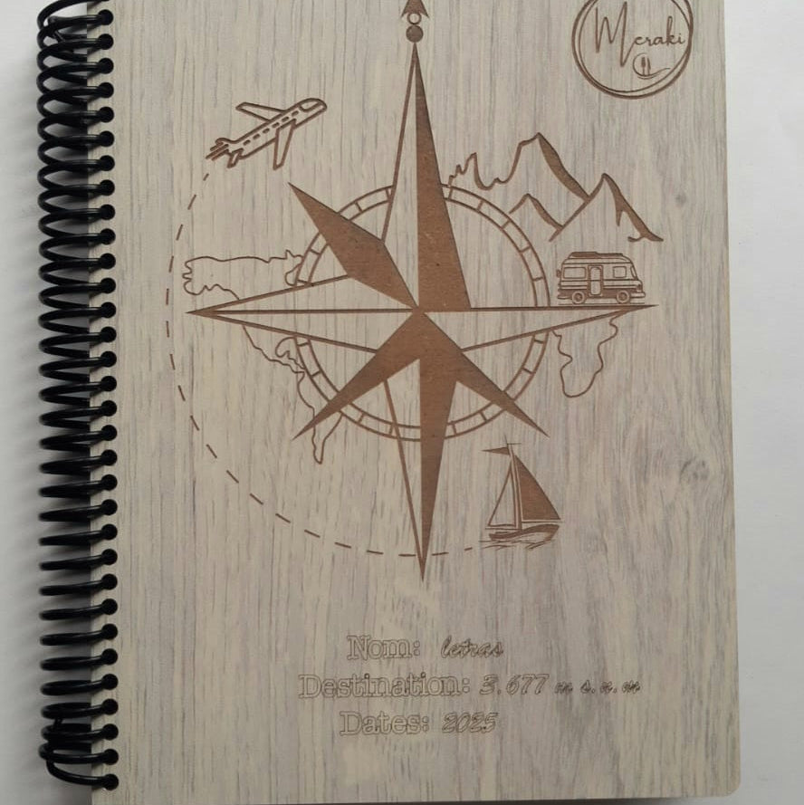 Cuaderno personalizado Flor de los vientos ➡ WhatsApp