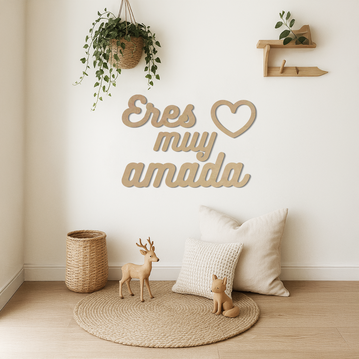 Eres muy amada - Frase decorativa