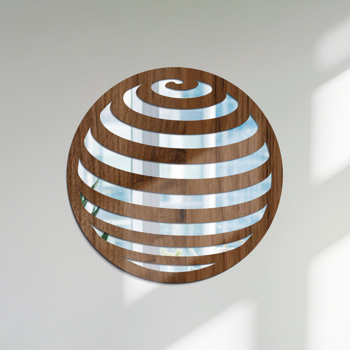 Aro - Espejo decorativo 30 cm en madera
