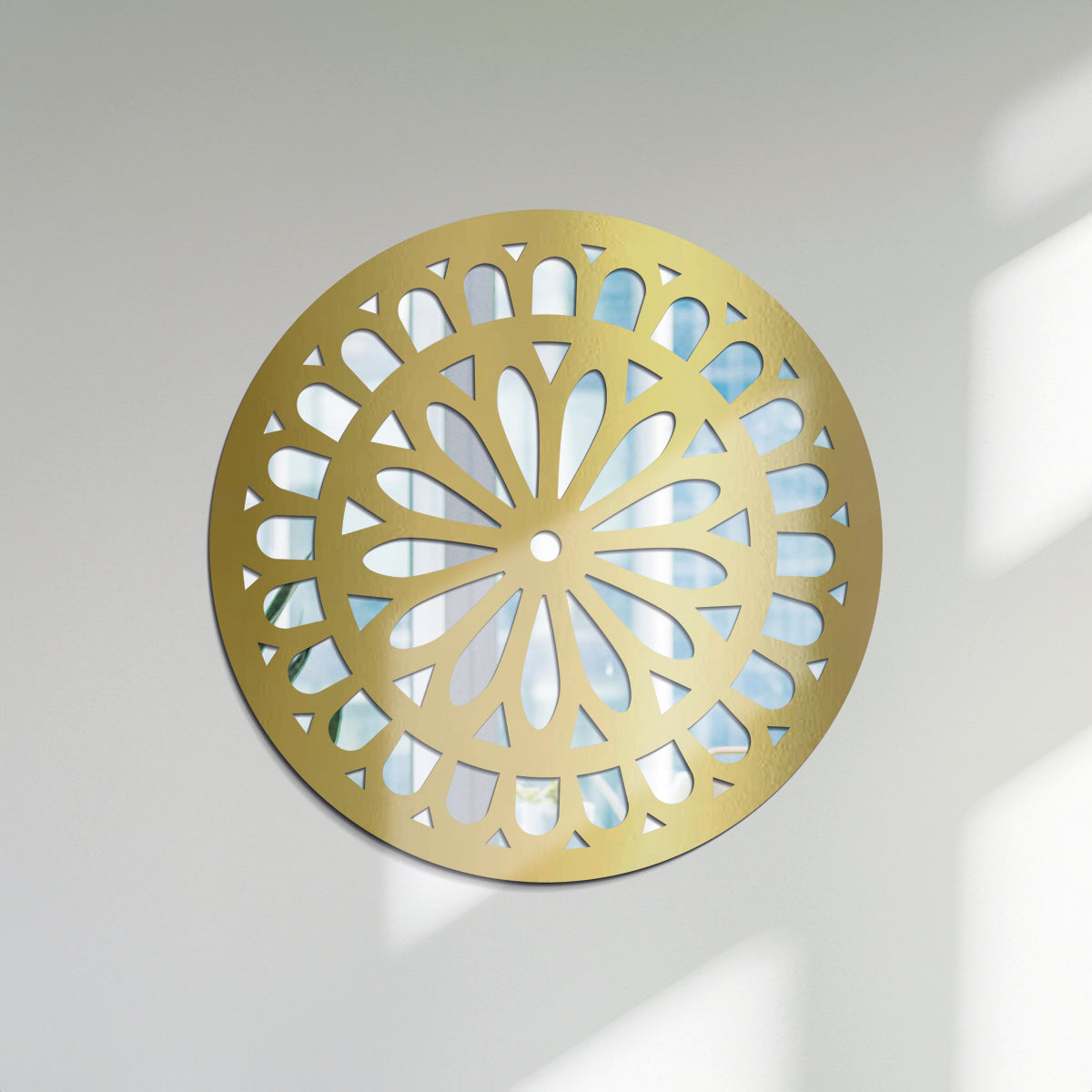 Girablossom - Espejo decorativo 30 cm en madera