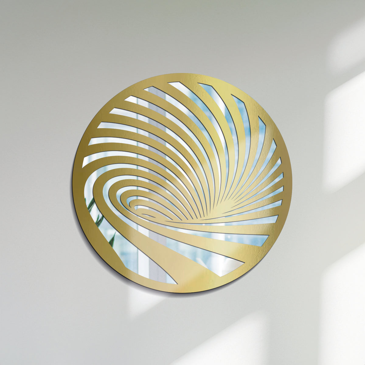 Destino - Espejo decorativo 30 cm en madera