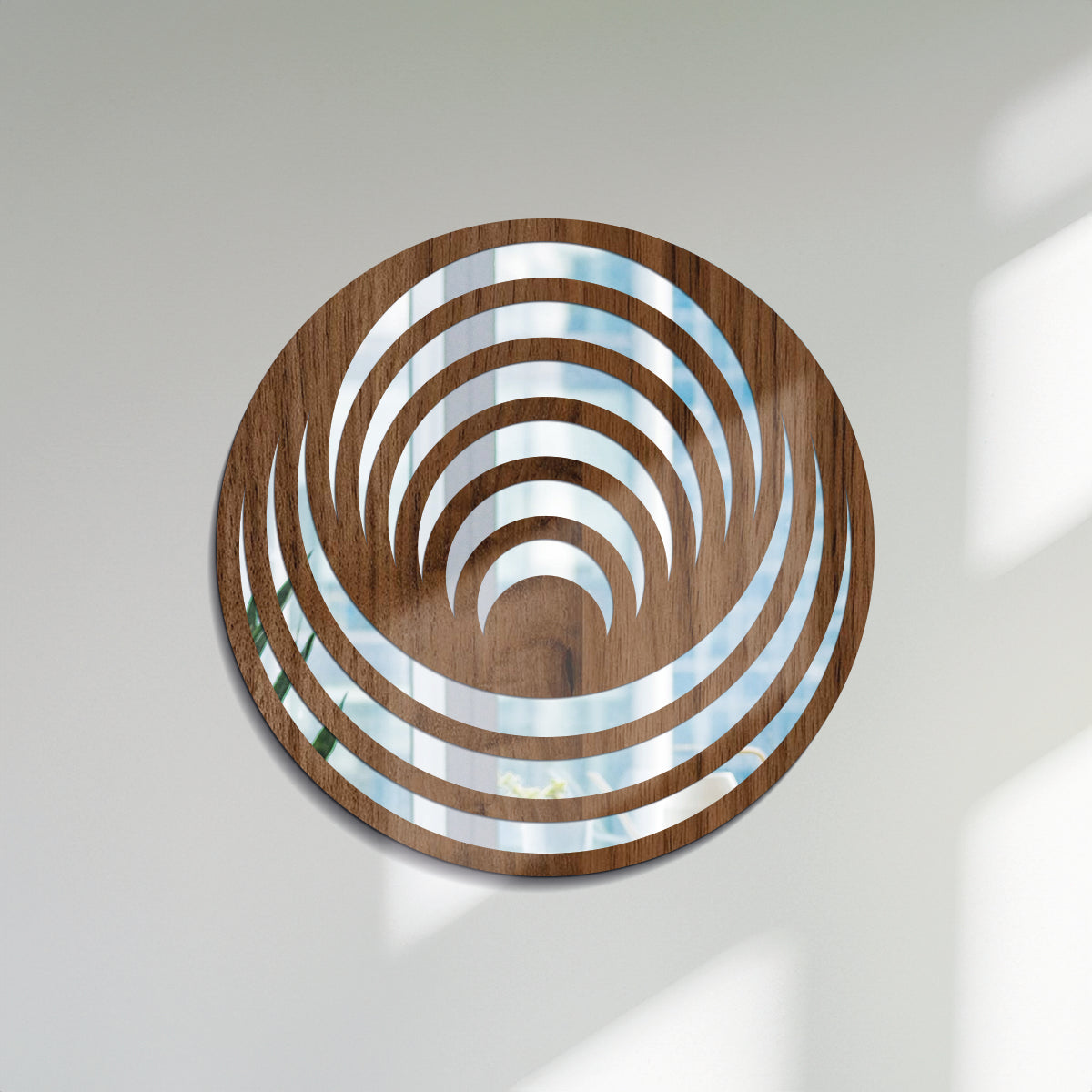 TIempo - Espejo decorativo 30 cm en madera