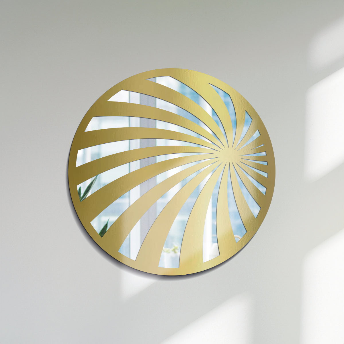 Vitalidad - Espejo decorativo 30 cm en madera