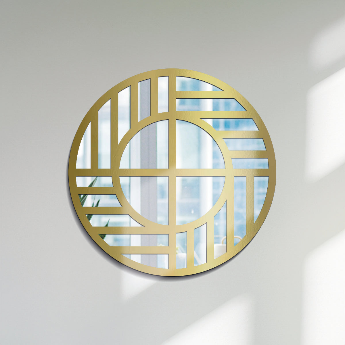 Armonía - Espejo decorativo 30 cm en madera