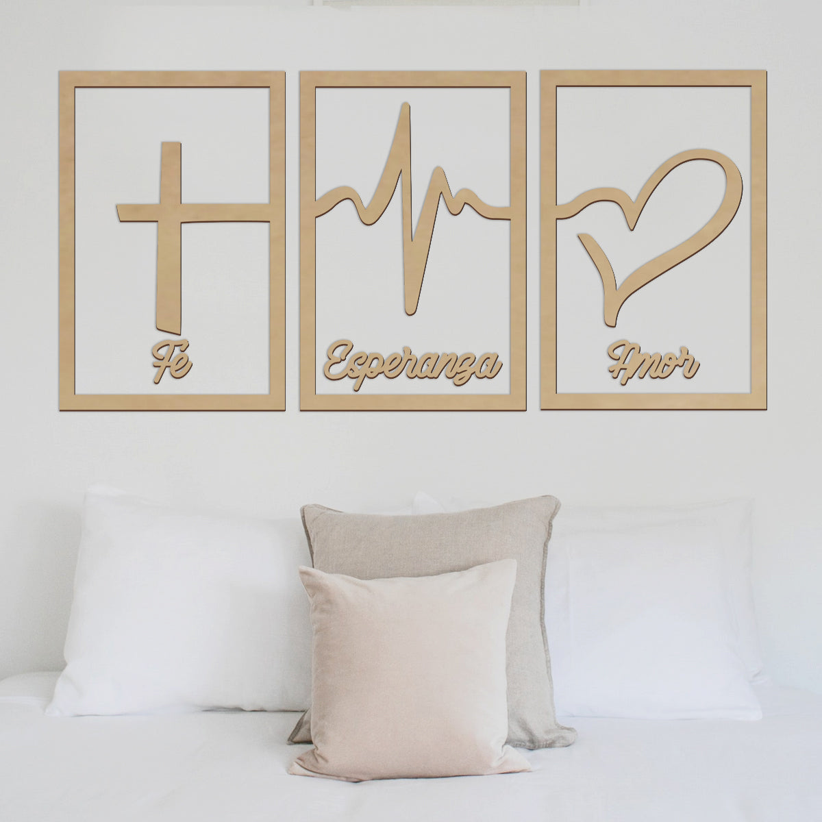 Fe, esperanza y amor - Cuadro religioso