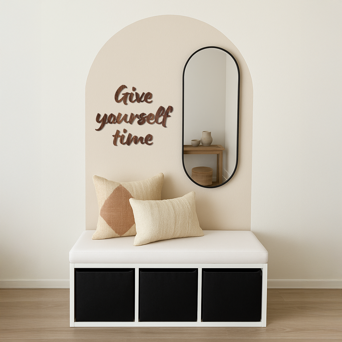 Give yourself time - Frase decorativa