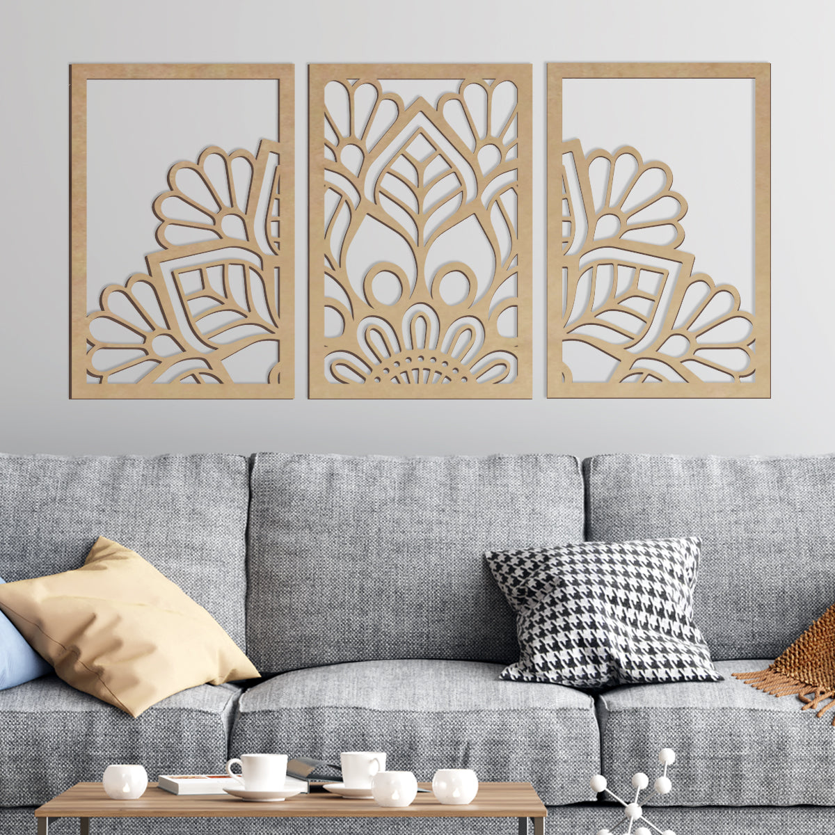 Mandala - Cuadros trípticos modernos