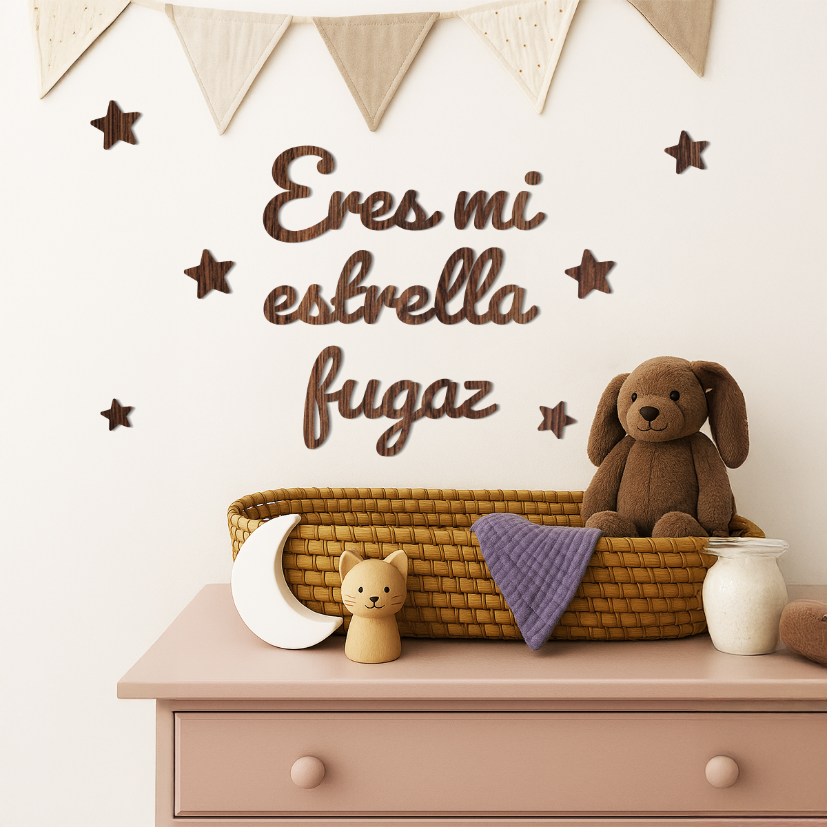 Eres mi estrella fugaz - Frase decorativa