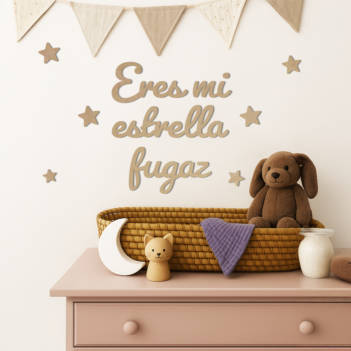 Eres mi estrella fugaz - Frase decorativa