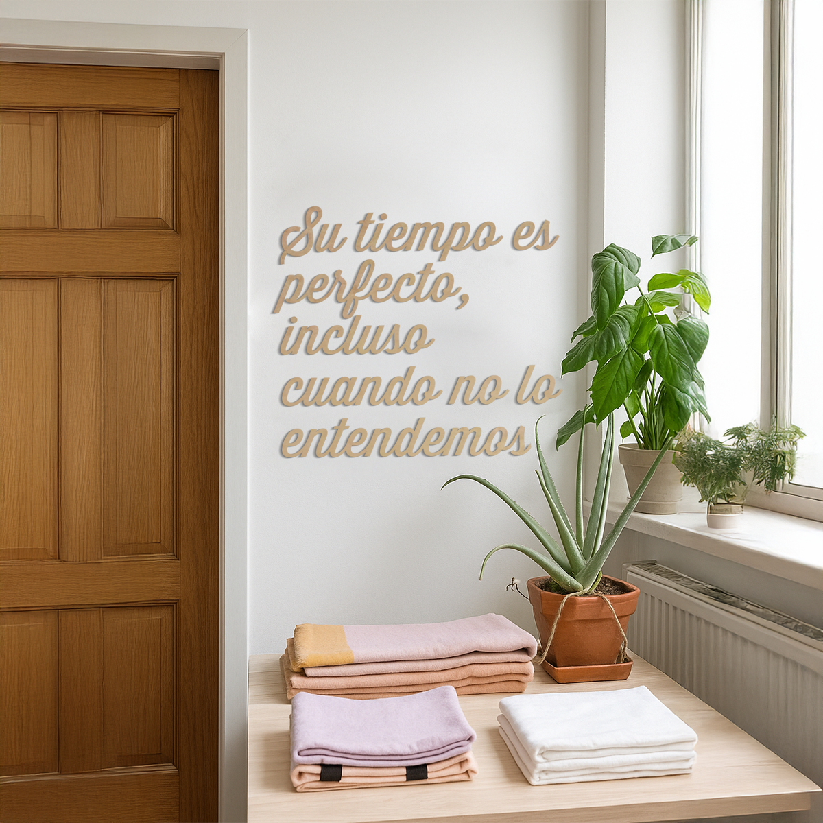 Su tiempo es perfecto - Frase religiosa