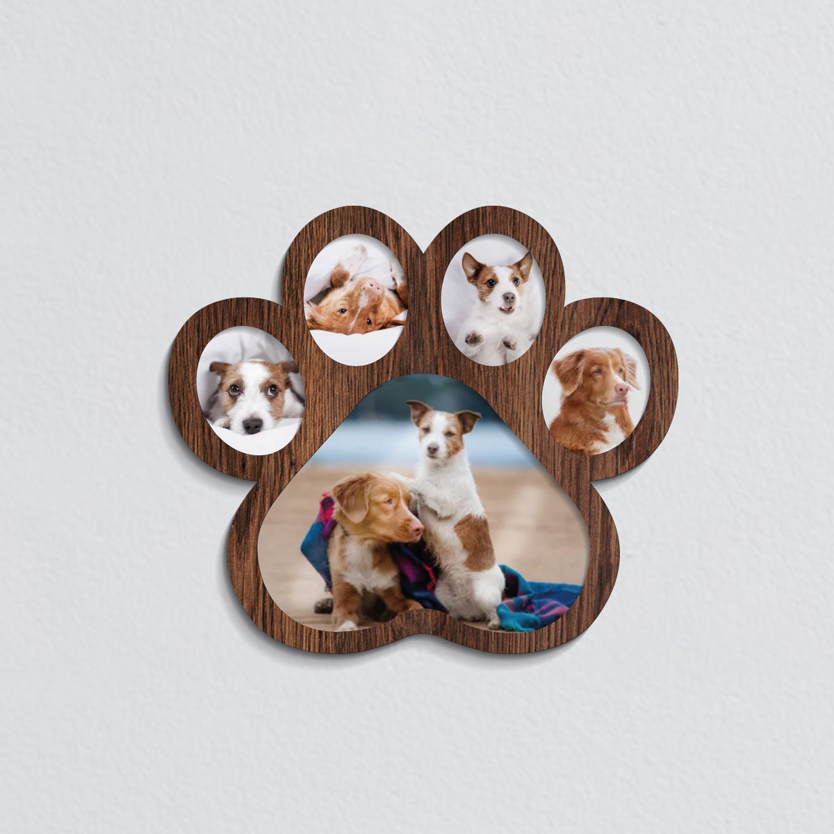 Huella de perro con fotos personalizado