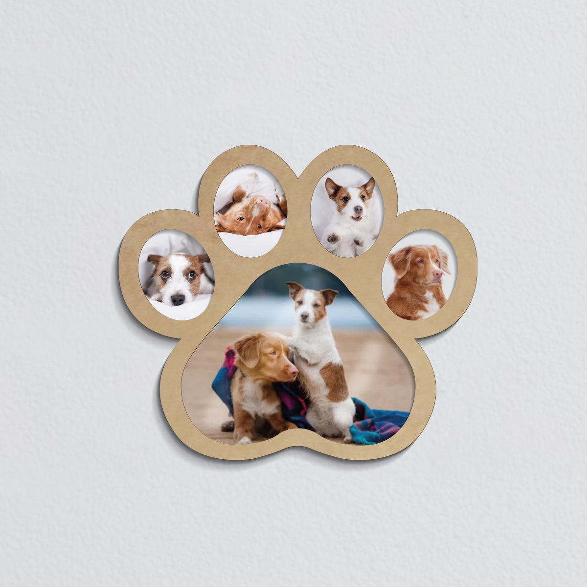 Huella de perro con fotos personalizado
