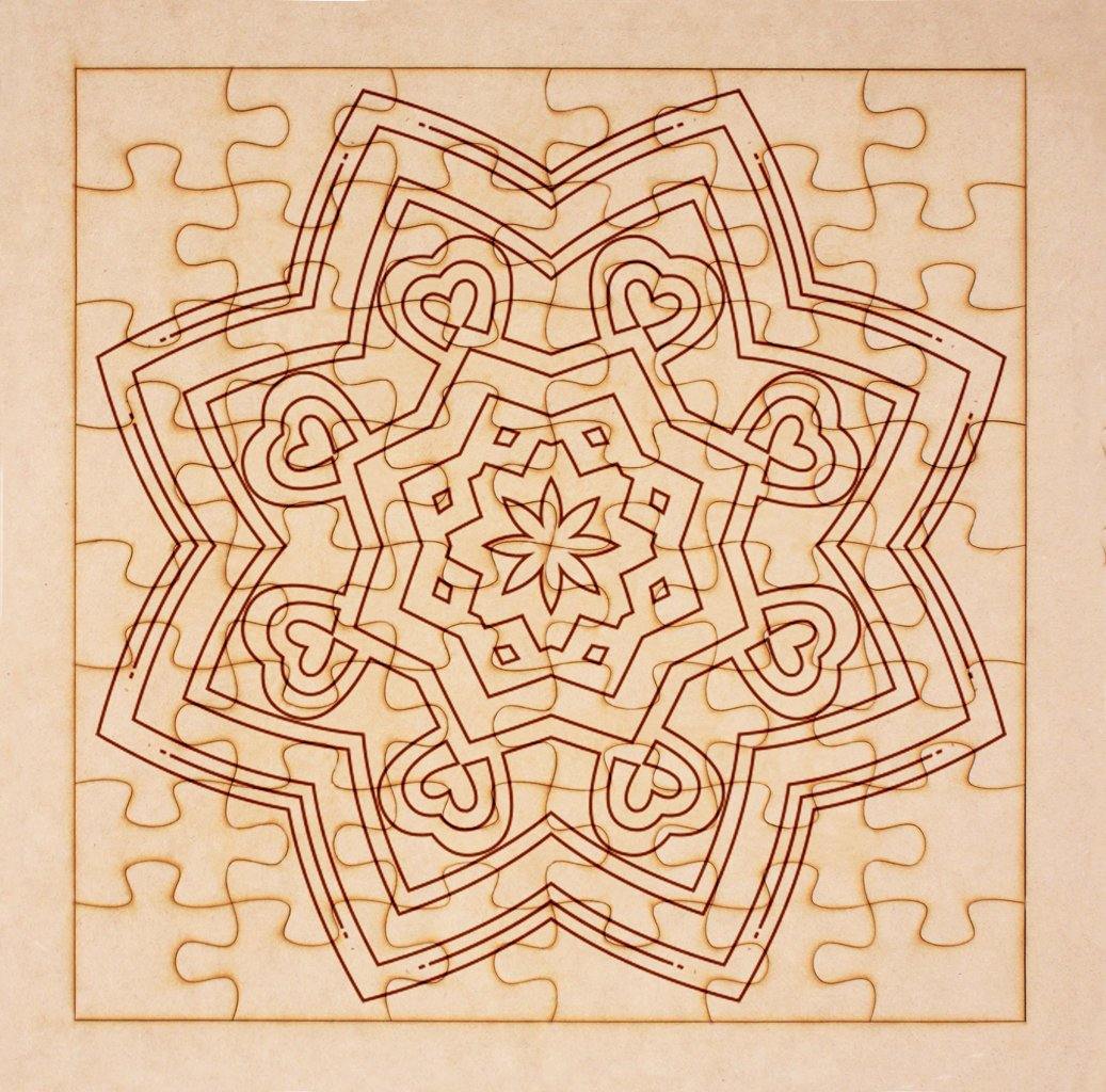 Rompecabezas para pintar - Mandala 24 - FABRITECA