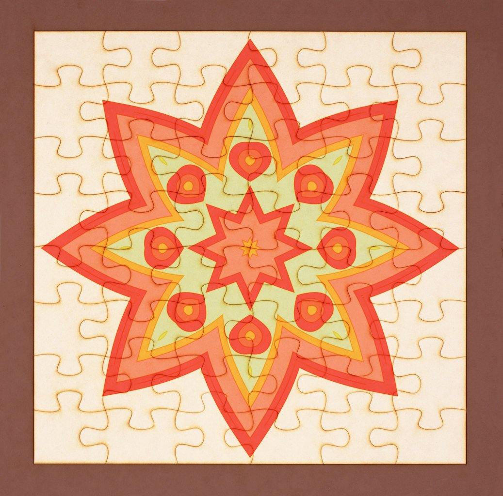 Rompecabezas para pintar - Mandala 3 - FABRITECA