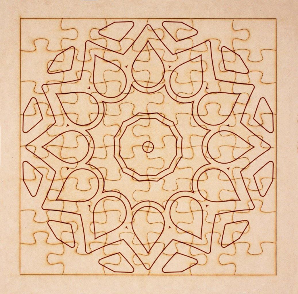 Rompecabezas para pintar - Mandala 55 - FABRITECA