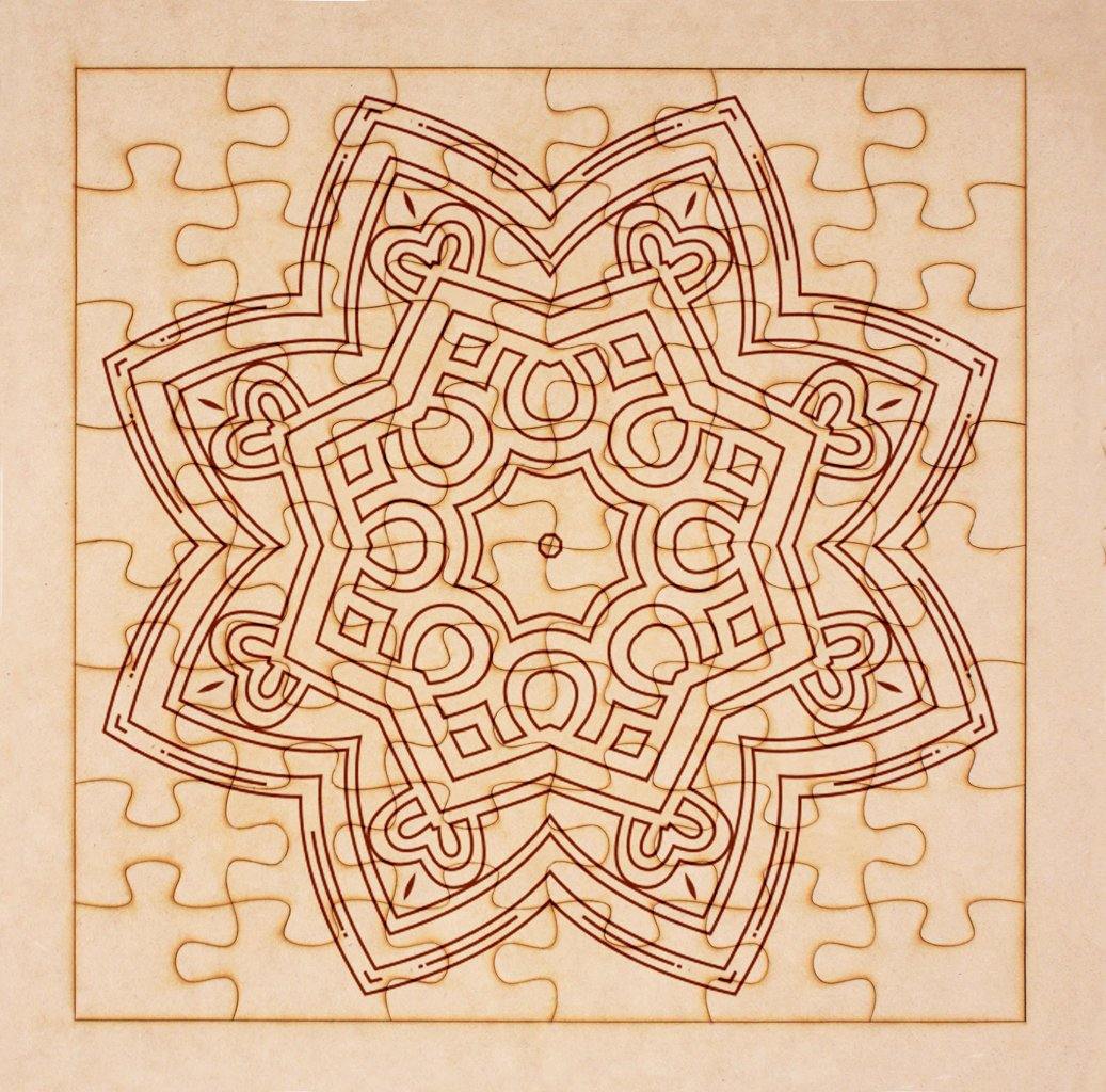 Rompecabezas para pintar - Mandala 70 - FABRITECA