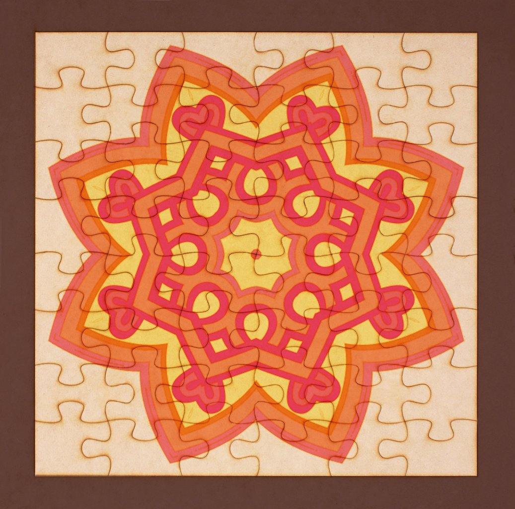 Rompecabezas para pintar - Mandala 70 - FABRITECA