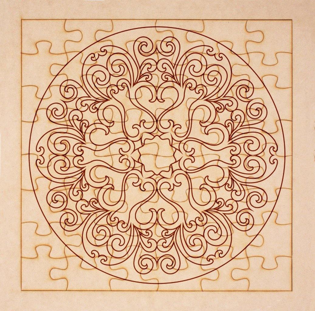 Rompecabezas para pintar - Mandala 78 - FABRITECA