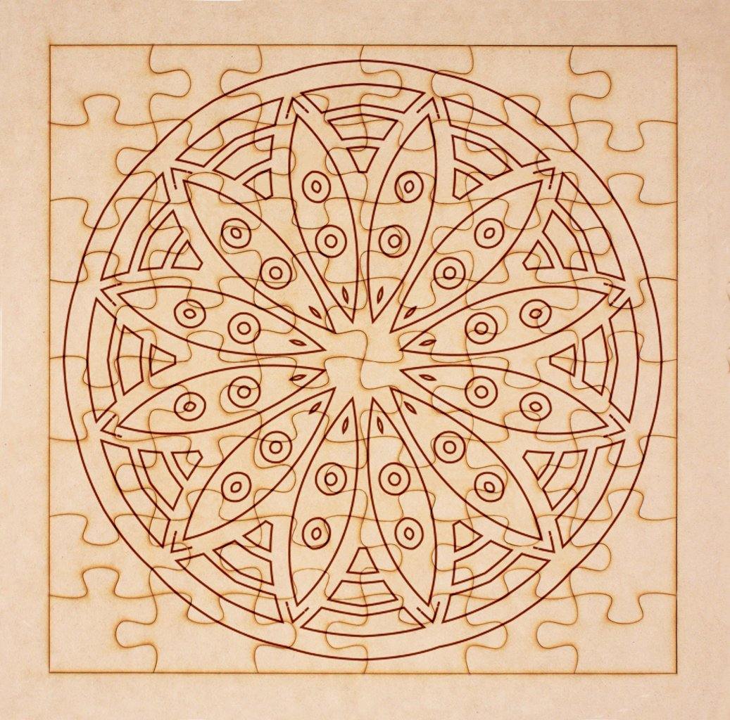 Rompecabezas para pintar - Mandala 79 - FABRITECA
