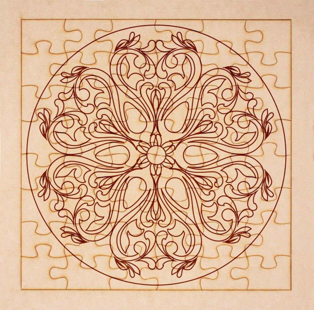 Rompecabezas para pintar - Mandala 81 - FABRITECA