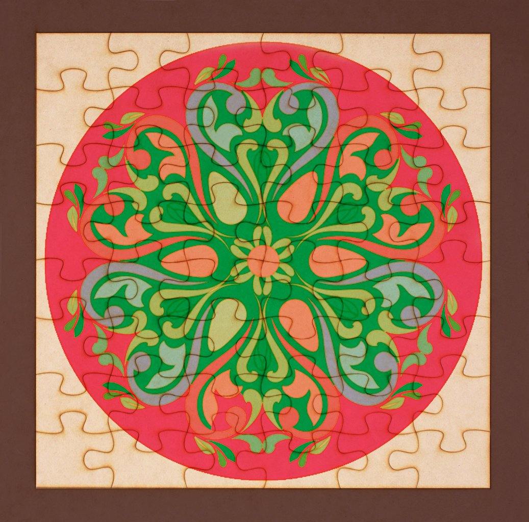 Rompecabezas para pintar - Mandala 81 - FABRITECA