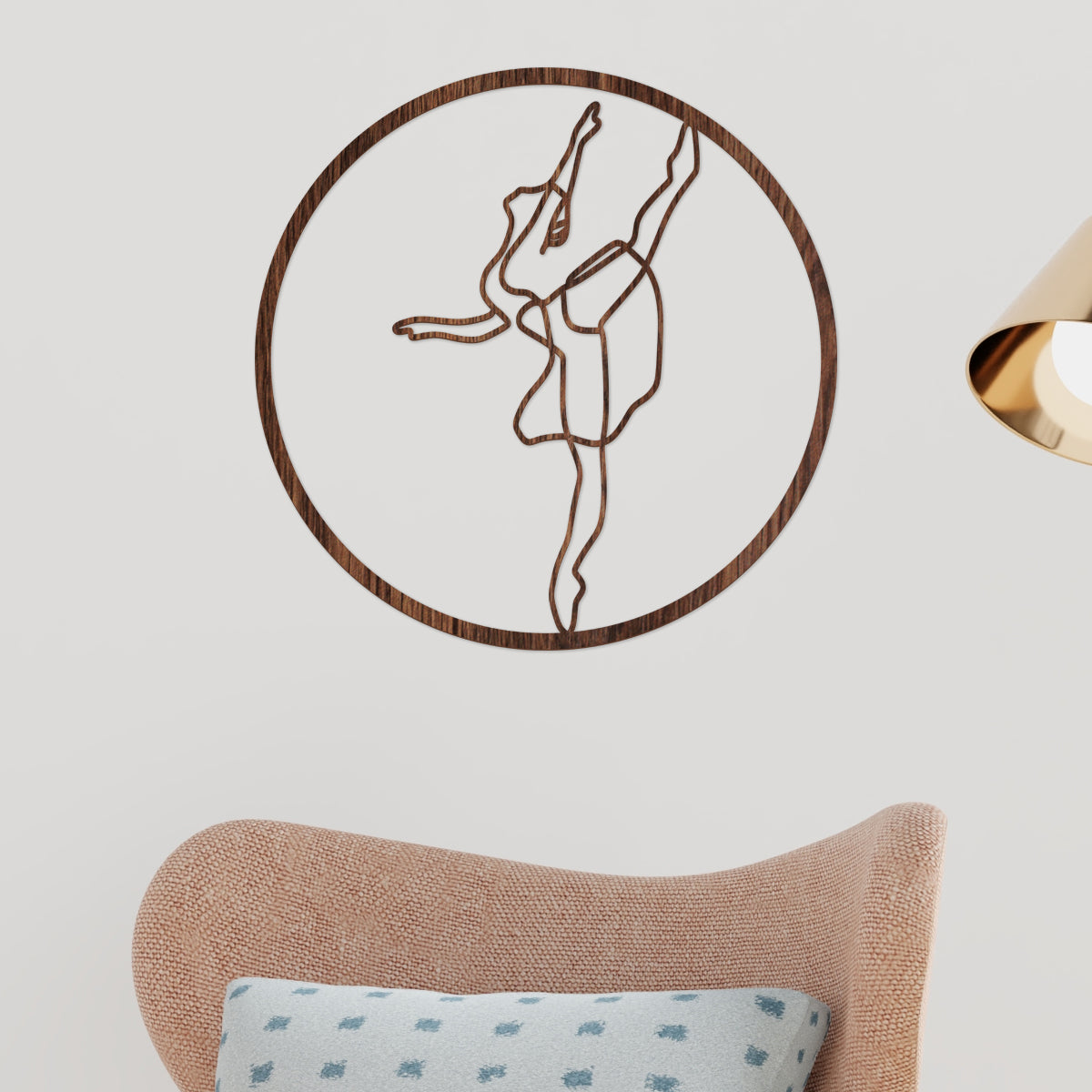 Bailarina - Figura decorativa en madera