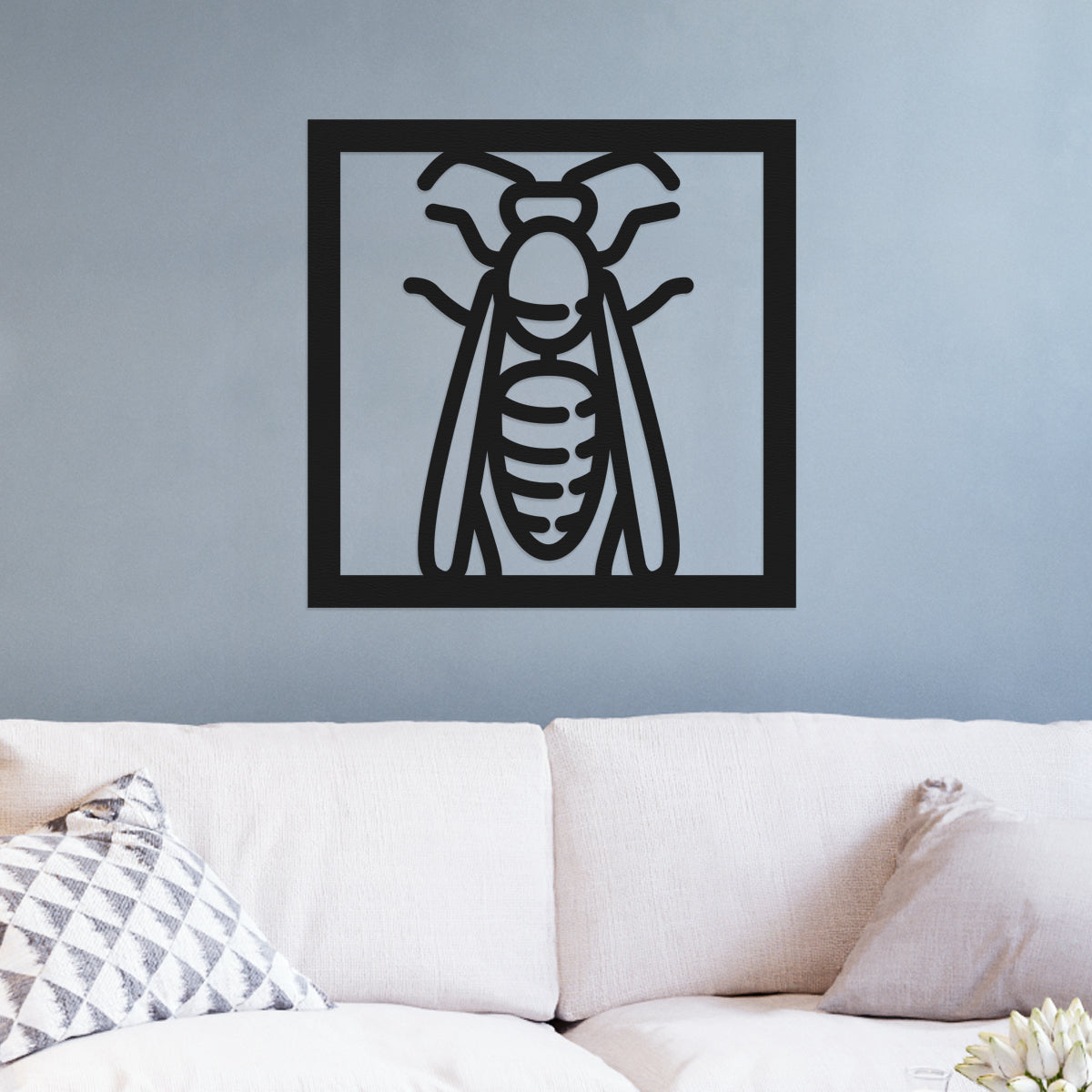 Abeja - Cuadro decorativo en madera