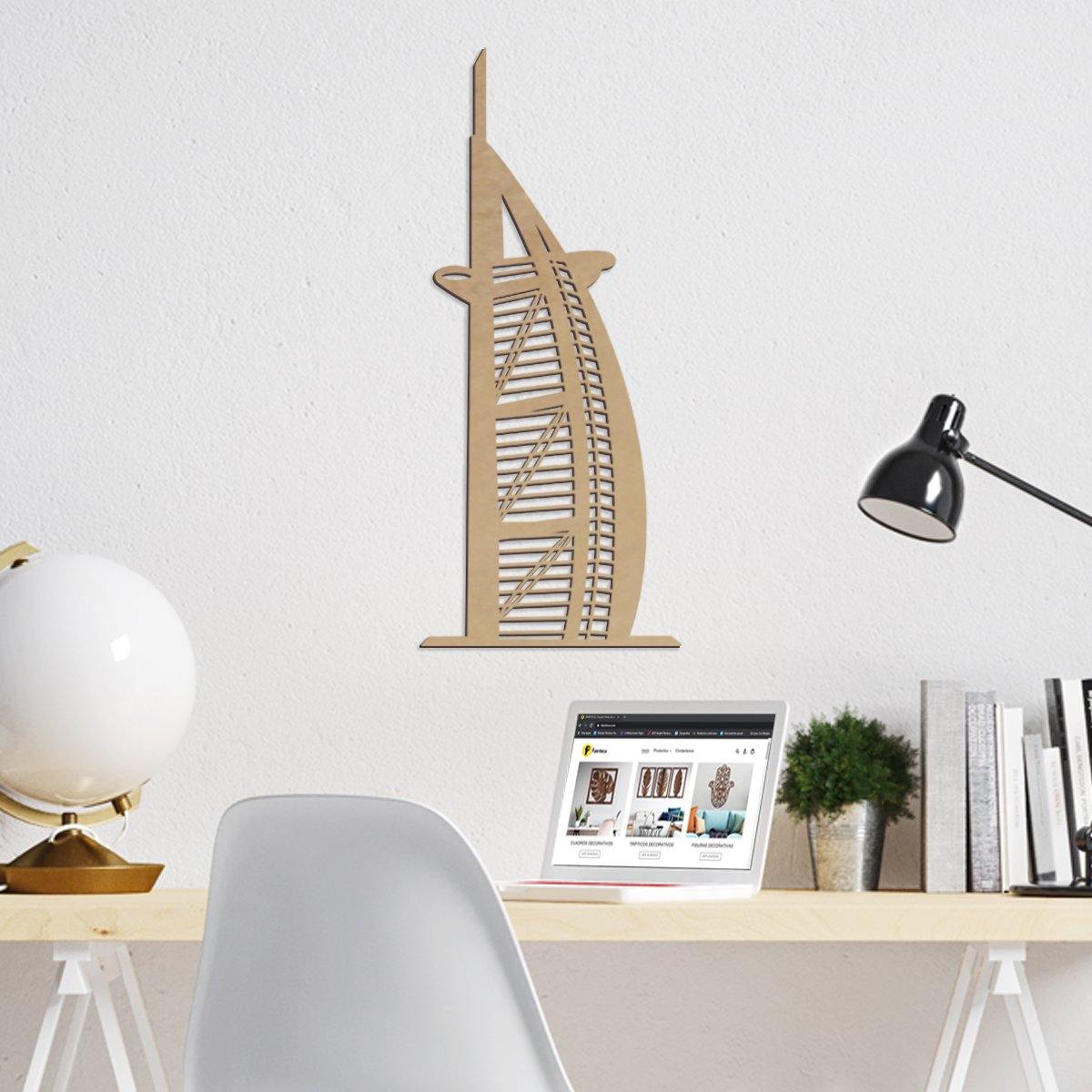 Burj al arab - Figura decorativa en madera - FABRITECA