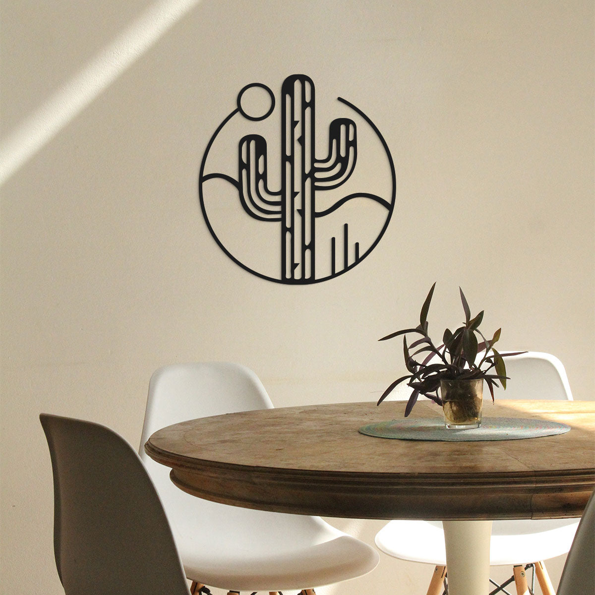Cactus - Figura decorativa en madera