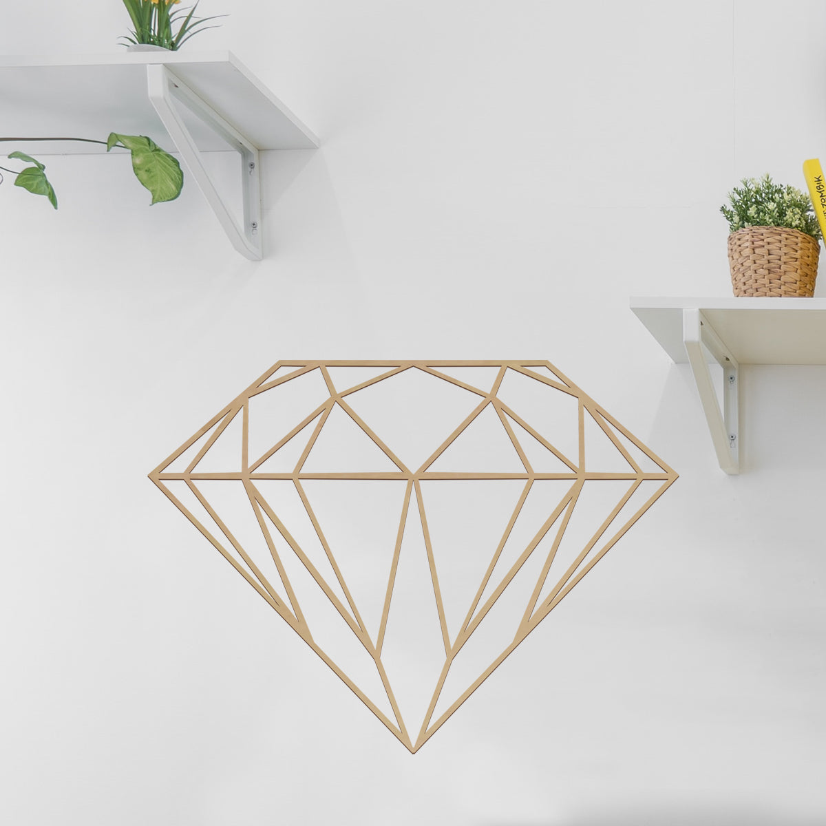 Diamante - Figura decorativa en madera