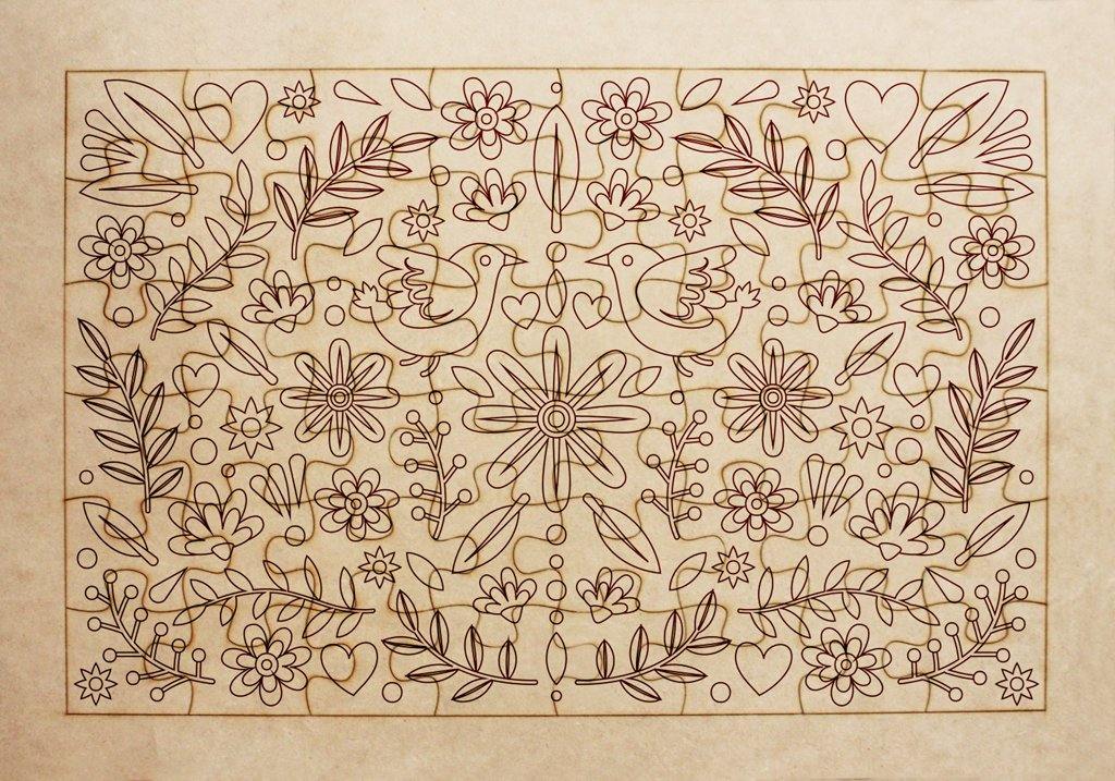 Rompecabezas para pintar - Entusiasmo - FABRITECA