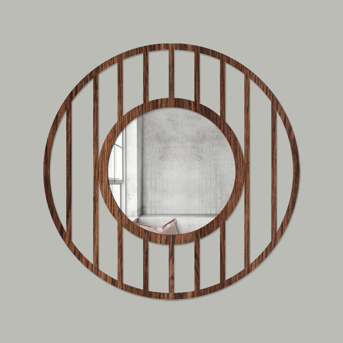 Luna - Espejo decorativo en madera