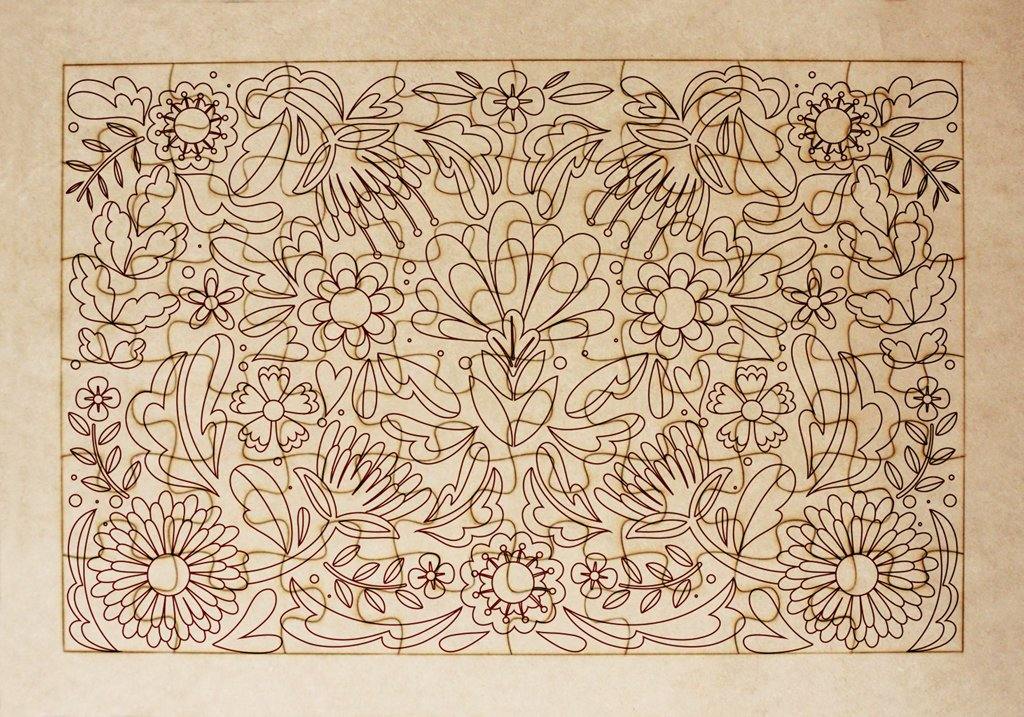 Rompecabezas para pintar - Felicidad - FABRITECA