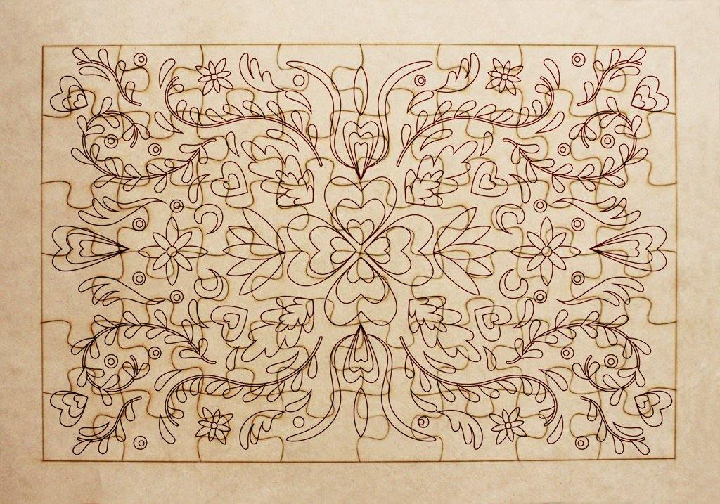 Rompecabezas para pintar - Fuerza - FABRITECA