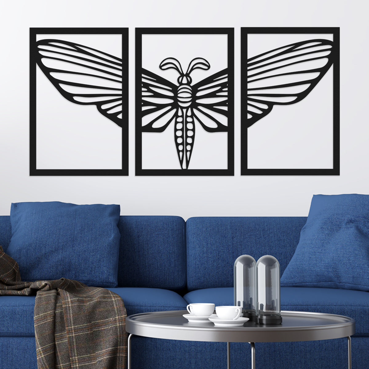 Insecto - Cuadros trípticos modernos
