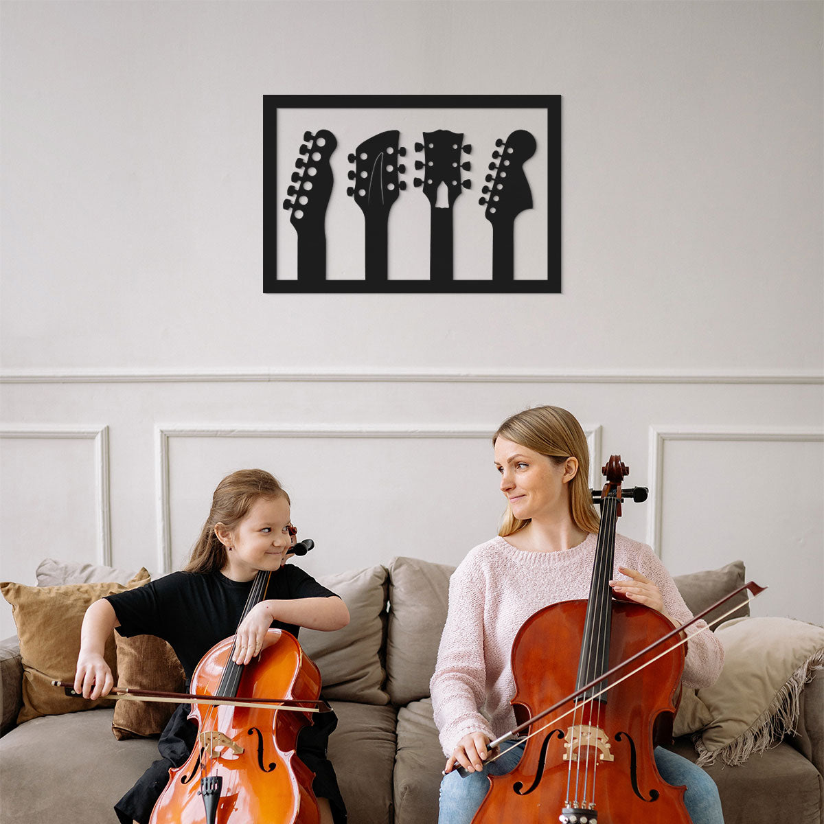 Instrumentos musicales - Cuadro decorativo en madera