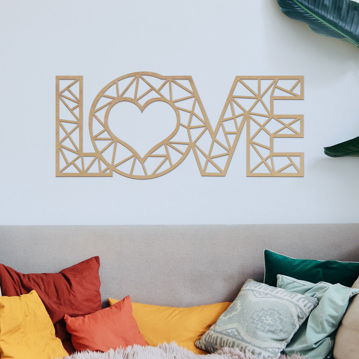 Letrero LOVE - Figura decorativa en madera