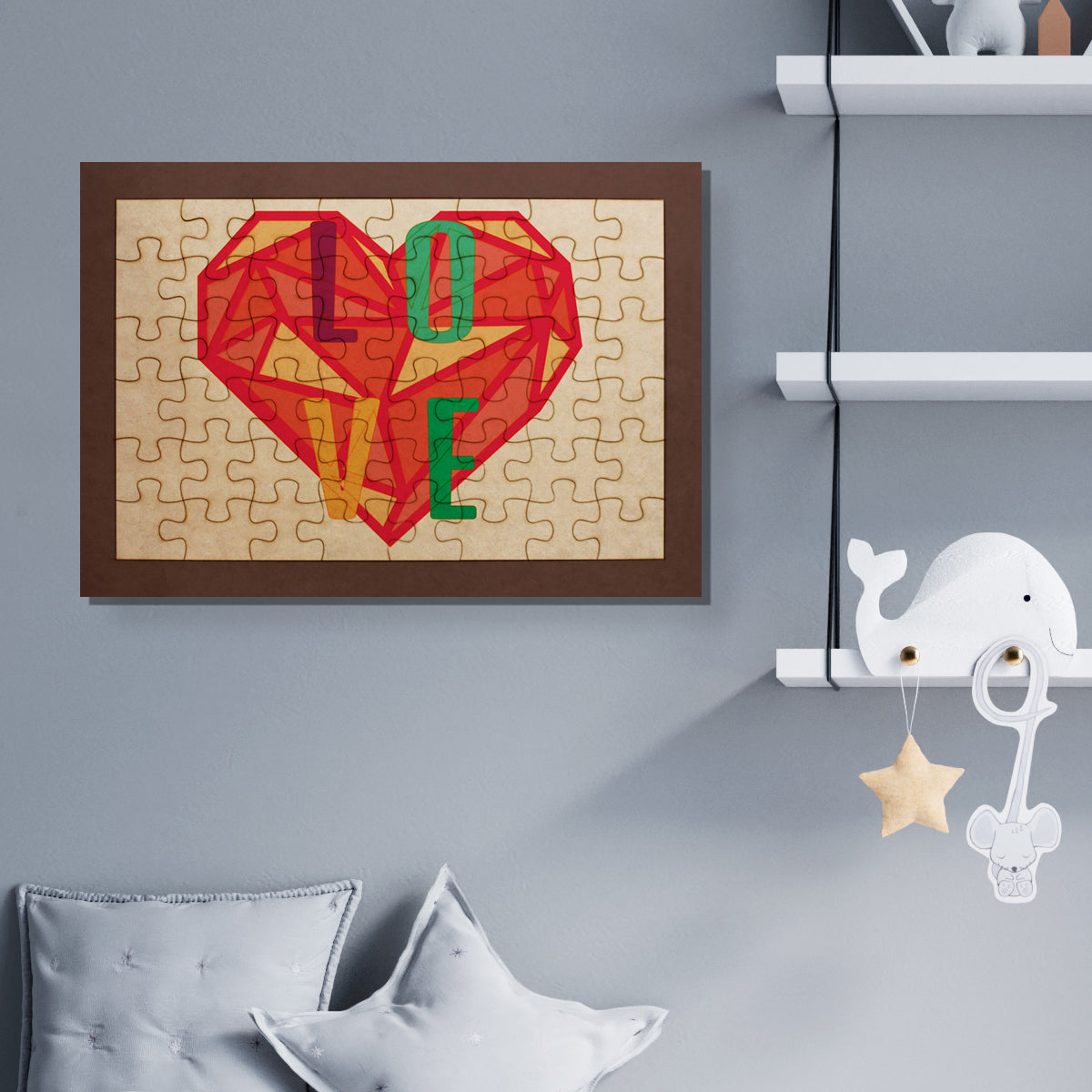 Rompecabezas para niños - LOVE corazón