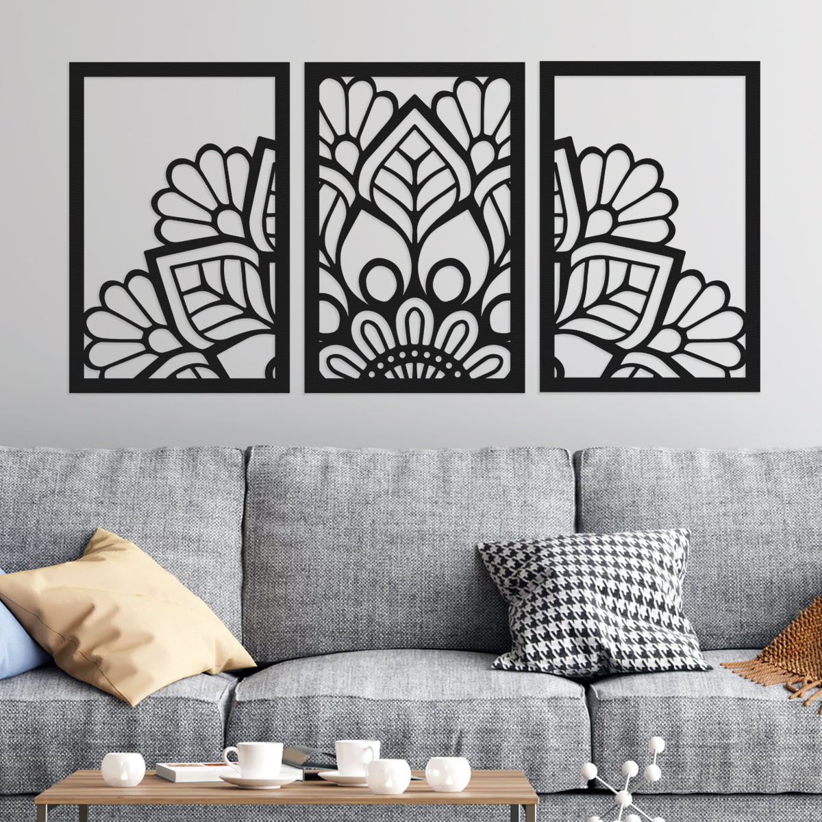 Mandala - Cuadros trípticos modernos