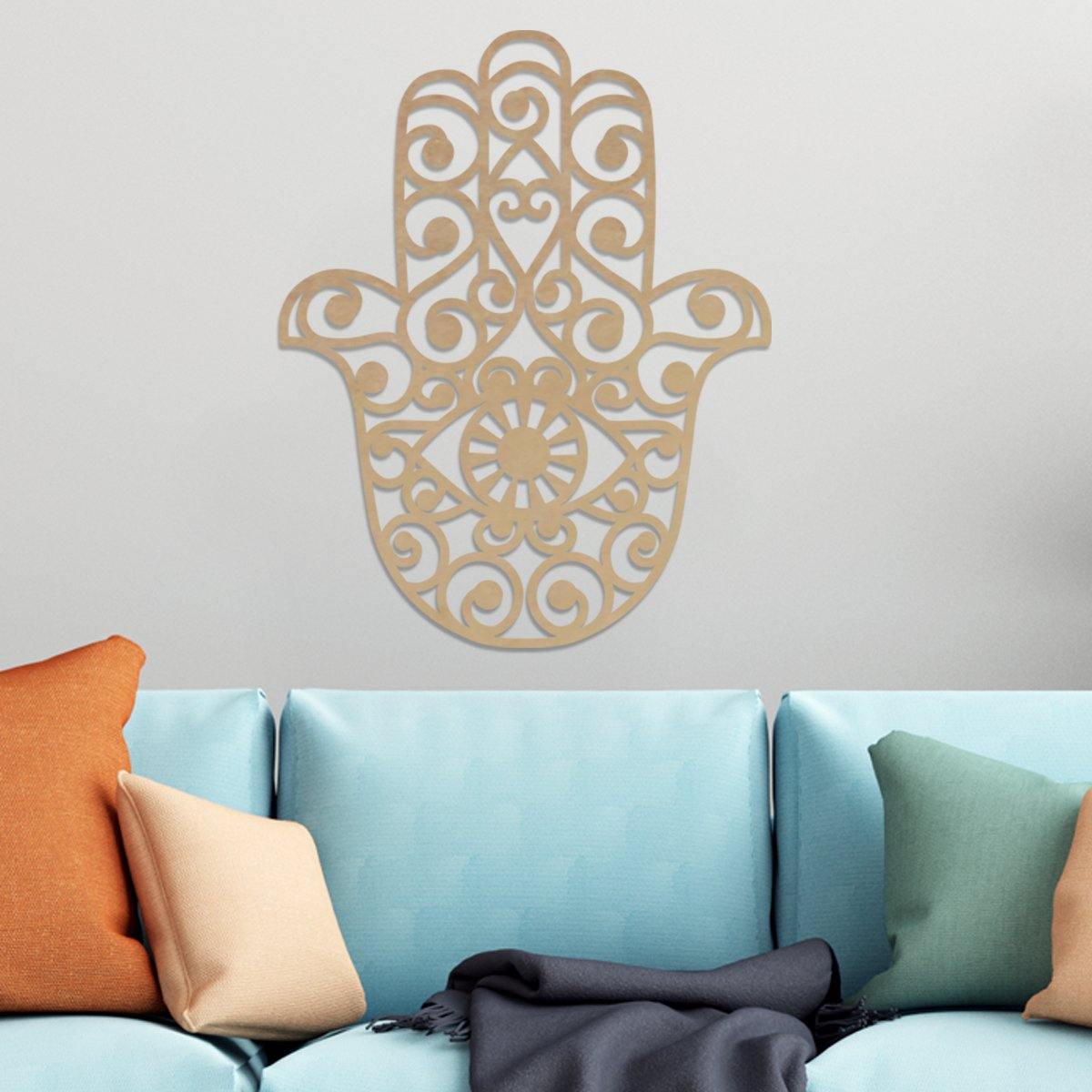 Mano de Fátima - Figura decorativa en madera - FABRITECA
