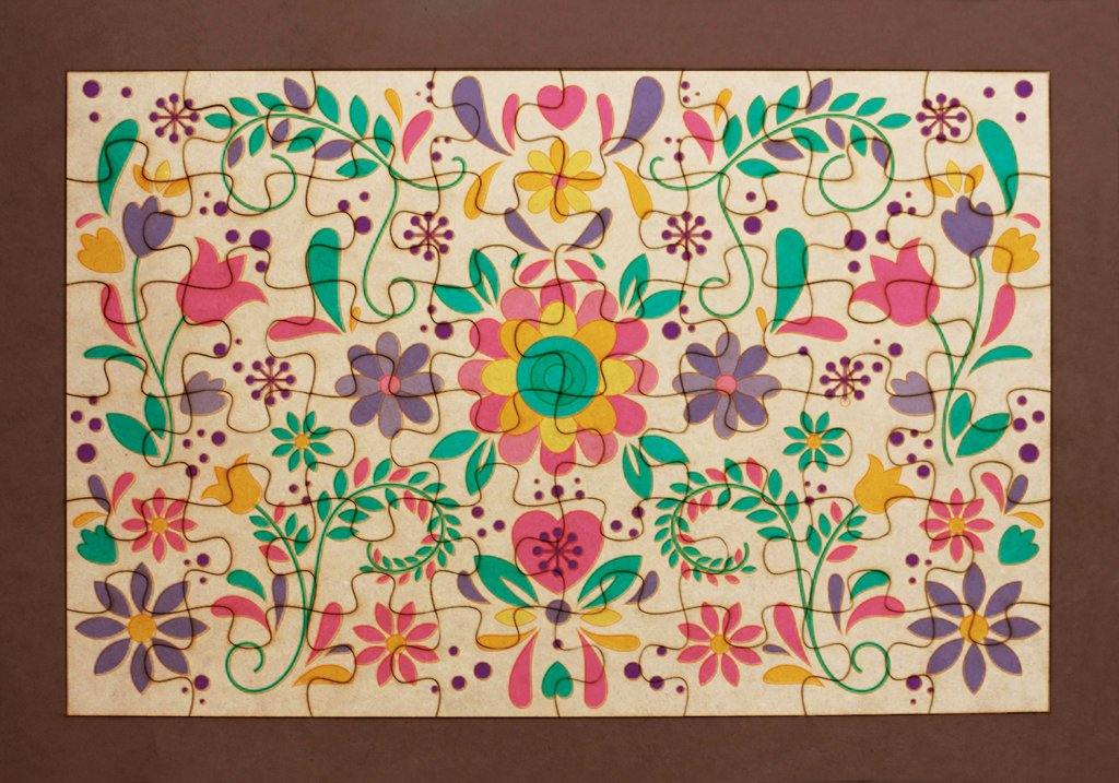 Rompecabezas para pintar - Optimismo - FABRITECA