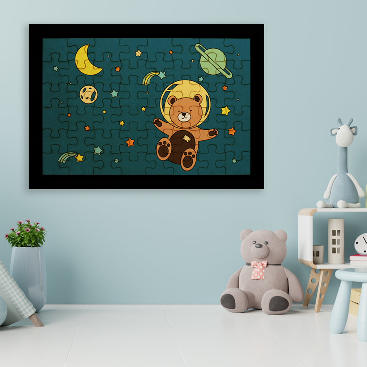 Rompecabezas para niños - Oso en el espacio