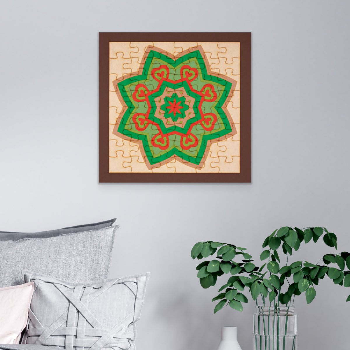 Rompecabezas mandalas para colorear - Mandala 24