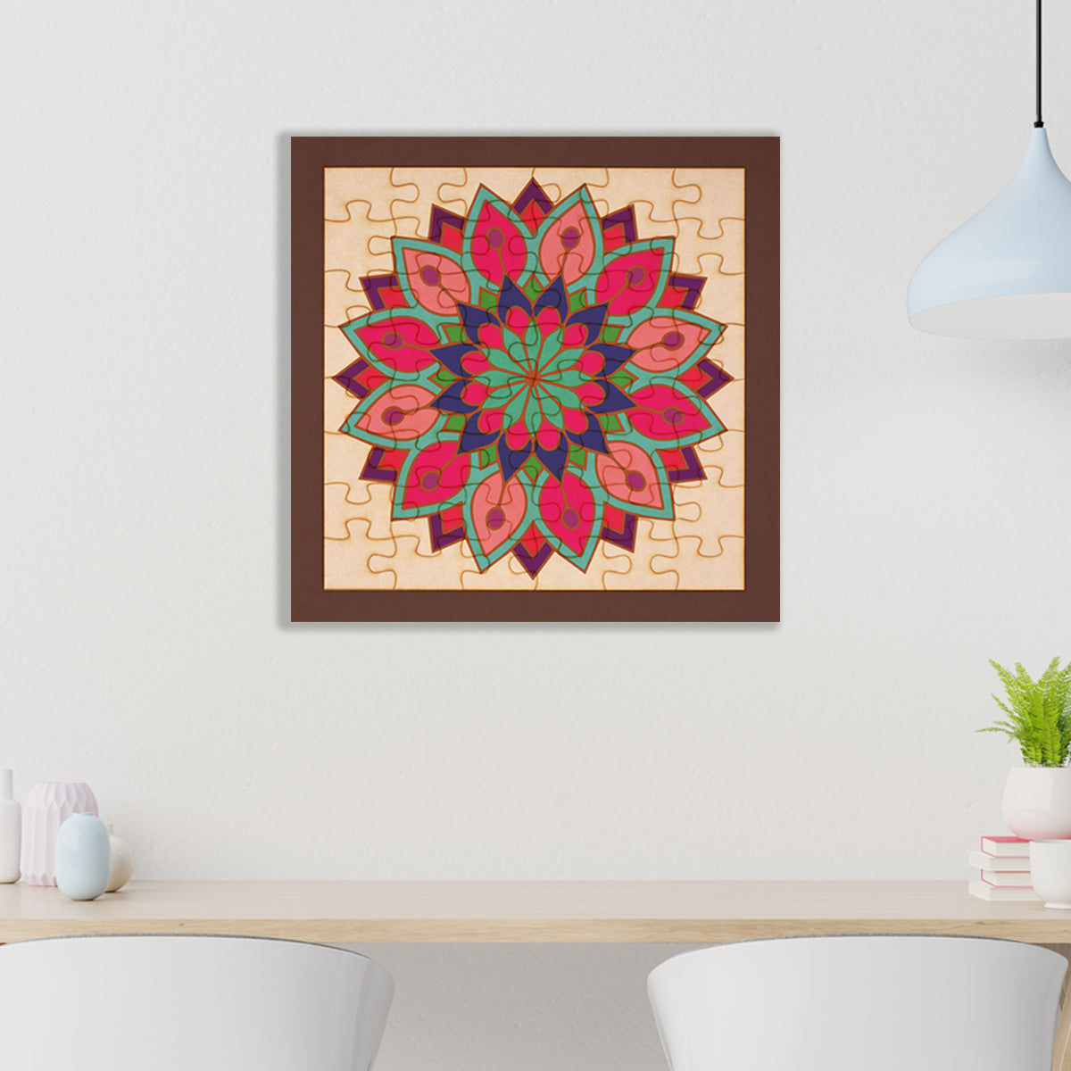 Rompecabezas mandalas para colorear - Mandala 75