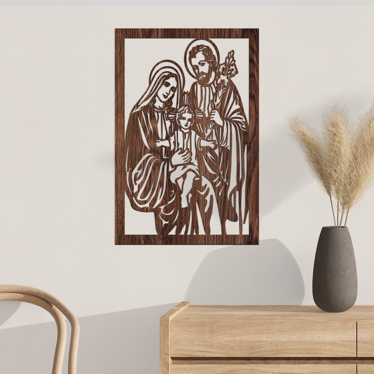 Sagrada familia - Cuadros de imágenes religiosas – TODO LÁSER Y 3D