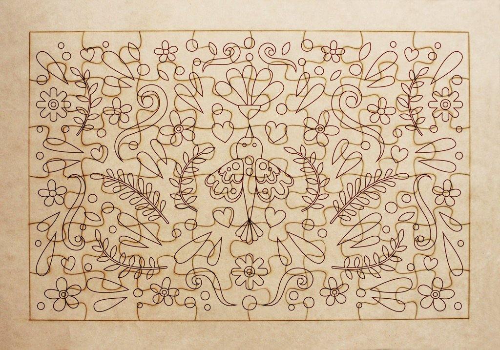 Rompecabezas para pintar - Sencillez - FABRITECA