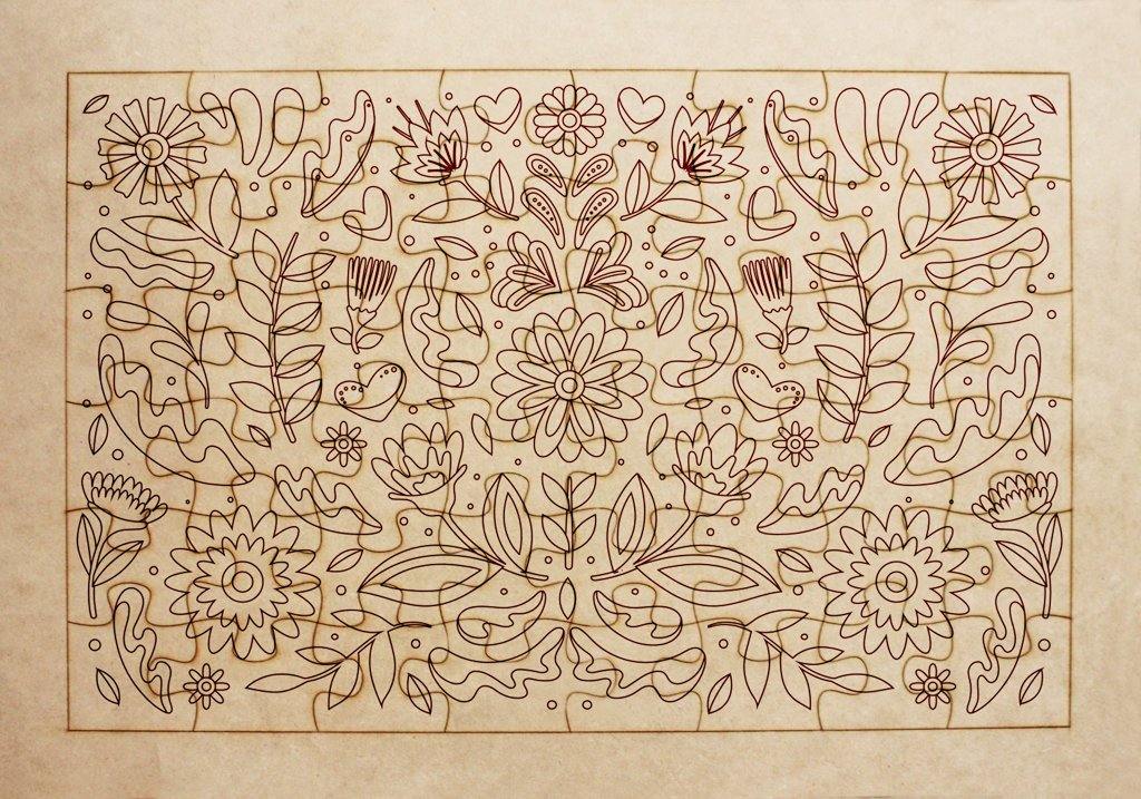 Rompecabezas para pintar - Serenidad - FABRITECA