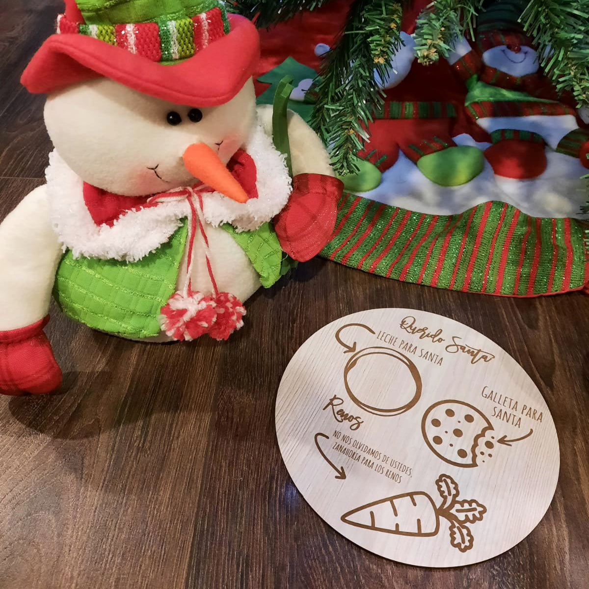 Tabla navidad papá noel