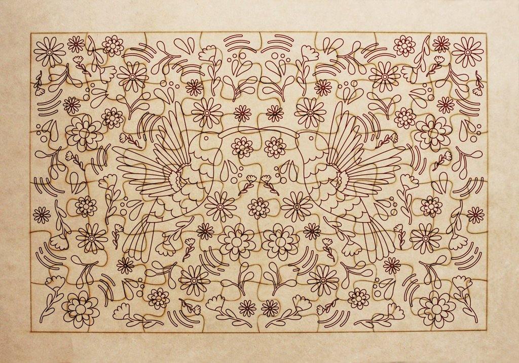 Rompecabezas para pintar - Valentía - FABRITECA